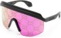 Gucci Eyewear Zonnebril met oversized montuur Zwart - Thumbnail 2