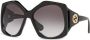 Gucci Eyewear Zonnebril met oversized montuur Zwart - Thumbnail 2