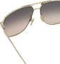 Gucci Eyewear Zonnebril met piloten montuur Metallic - Thumbnail 3