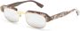 Gucci Eyewear Zonnebril met rechthoekig montuur Bruin - Thumbnail 2