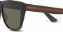 Gucci Eyewear Zonnebril met rechthoekig montuur Zwart - Thumbnail 3