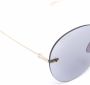 Gucci Eyewear Zonnebril met rond montuur Goud - Thumbnail 3