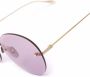 Gucci Eyewear Zonnebril met rond montuur Goud - Thumbnail 3