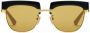 Gucci Eyewear Zonnebril met rond montuur Goud - Thumbnail 3