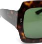 Gucci Eyewear Zonnebril met schildpadschild design Bruin - Thumbnail 3