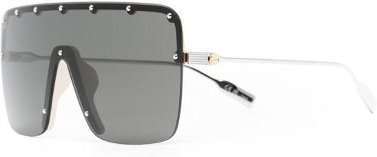 Gucci Eyewear Zonnebril met studs Zwart