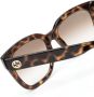 Gucci Eyewear Zonnebril met vierkant montuur Bruin - Thumbnail 3