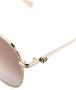 Gucci Eyewear Zonnebril met vierkant montuur Goud - Thumbnail 2