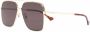 Gucci Eyewear Zonnebril met vierkant montuur Goud - Thumbnail 2