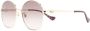 Gucci Eyewear Zonnebril met vierkant montuur Goud - Thumbnail 2