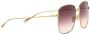 Gucci Eyewear Zonnebril met vierkant montuur Rood - Thumbnail 2