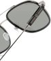 Gucci Eyewear Zonnebril met vierkant montuur Zilver - Thumbnail 3