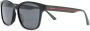 Gucci Eyewear Zonnebril met vierkant montuur Zwart - Thumbnail 2