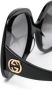 Gucci Eyewear Zonnebril met vierkant montuur Zwart - Thumbnail 3