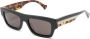 Gucci Eyewear Zonnebril met vierkant montuur Zwart - Thumbnail 2