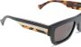 Gucci Eyewear Zonnebril met vierkant montuur Zwart - Thumbnail 3