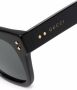 Gucci Eyewear Zonnebril met vierkant montuur Zwart - Thumbnail 3