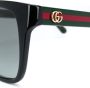 Gucci Eyewear Zonnebril met vierkant montuur Zwart - Thumbnail 2
