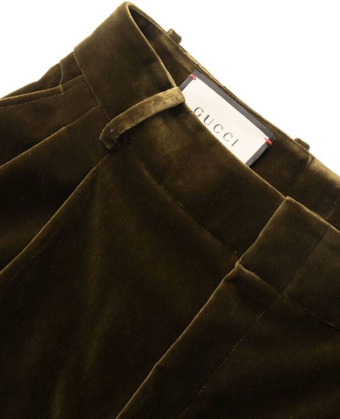 Gucci Flared broek Groen