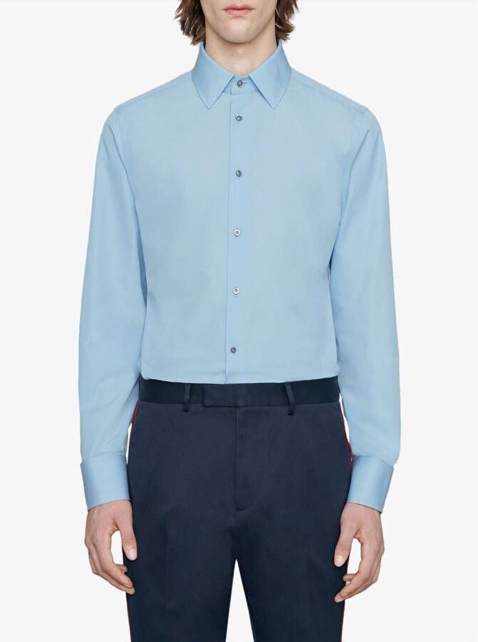 Gucci Formeel overhemd Blauw