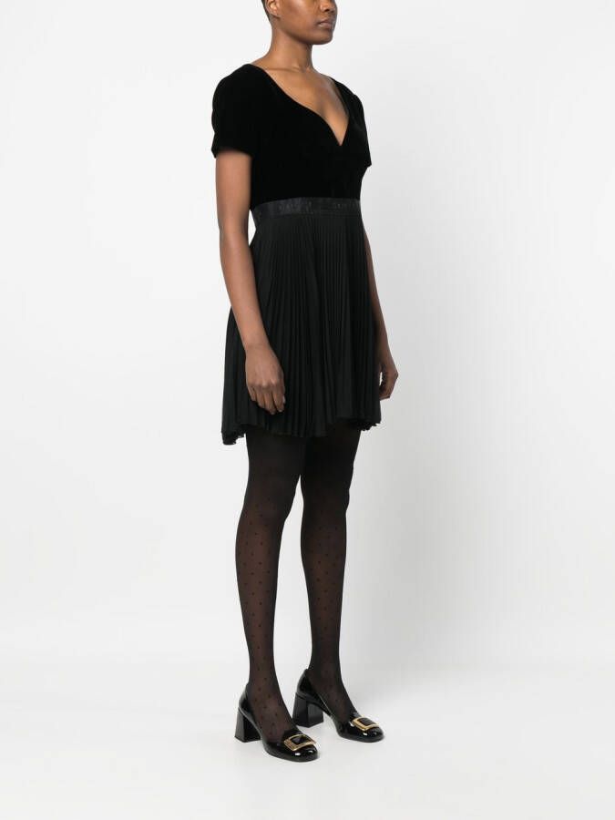 Gucci Geplooide mini-jurk Zwart