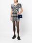 Gucci Geruite mini-jurk Zwart - Thumbnail 2