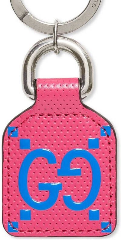 Gucci Leren sleutelhanger Roze