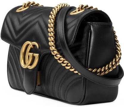 Gucci GG Marmont kleine schoudertas Zwart