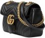 Gucci Marmont Small Matelass� Shoulder Bag Zwart Dames - Thumbnail 4