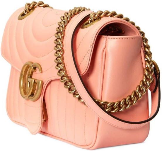 Gucci GG Marmont kleine schoudertas Roze