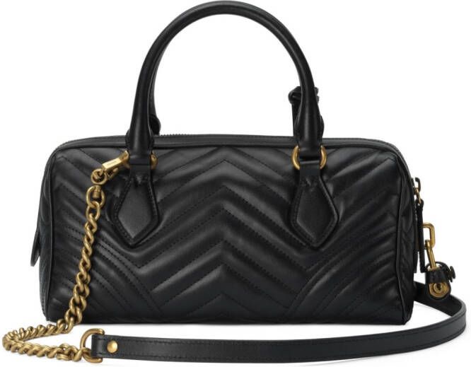 Gucci GG Marmont kleine tas met handgreep Zwart