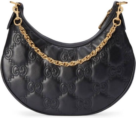 Gucci Kleine GG Matelasse schoudertas Zwart