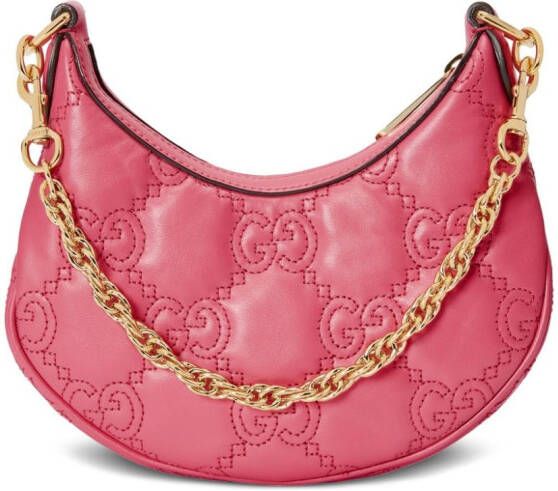 Gucci GG matelassé kleine schoudertas Roze