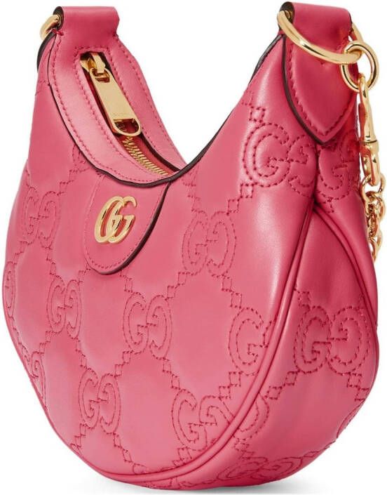 Gucci GG matelassé kleine schoudertas Roze