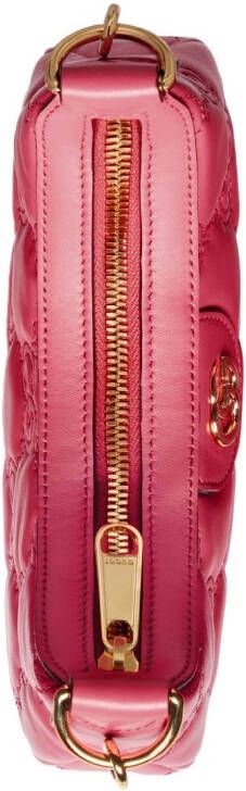 Gucci GG matelassé kleine schoudertas Roze