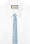 Gucci GG-patroon zijden stropdas Blauw - Thumbnail 2