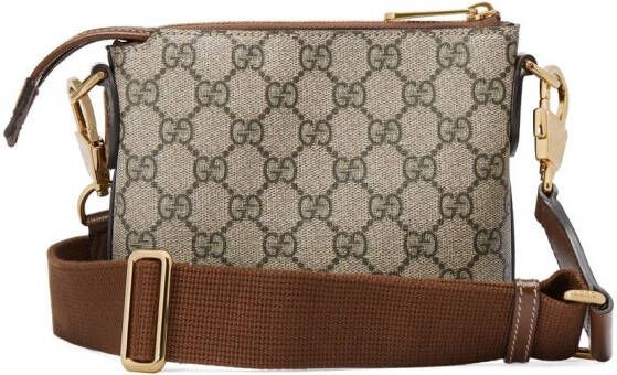 Gucci GG Supreme messengertas Bruin