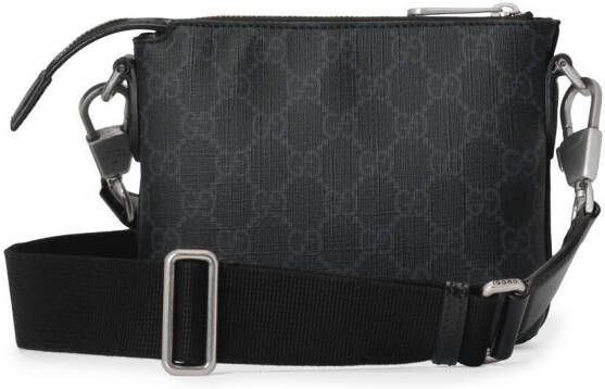 Gucci Messengertas met GG-logo Zwart