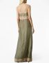 Gucci Zijden jurk met GG Supreme print Beige - Thumbnail 4