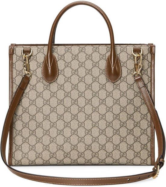 Gucci GG kleine shopper Bruin