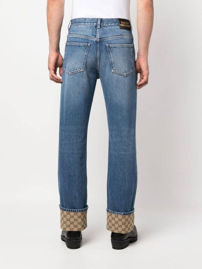 Gucci Straight jeans Blauw