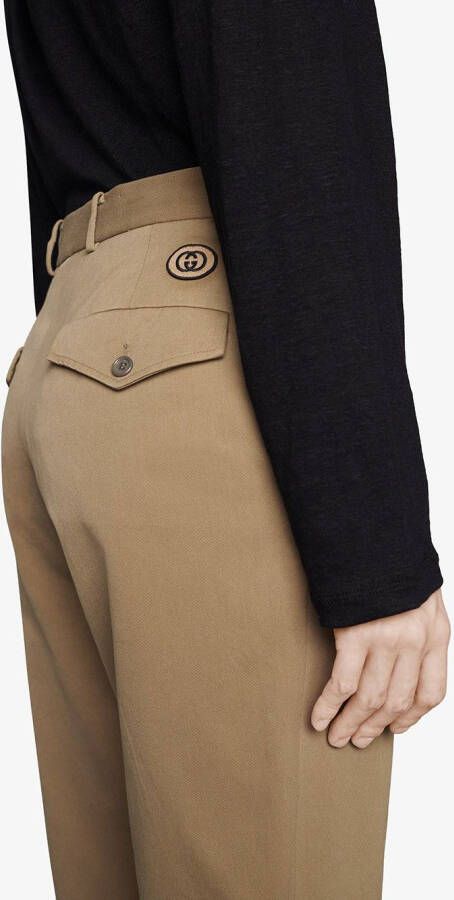 Gucci High waist pantalon Beige