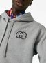 Gucci Katoenen hoodie met geborduurd GG-logo Grijs - Thumbnail 5