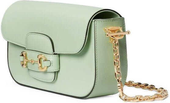 Gucci Horsebit 1955 kleine schoudertas Groen