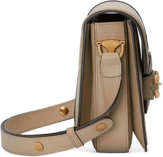 Gucci Horsebit 1955 kleine schoudertas Beige