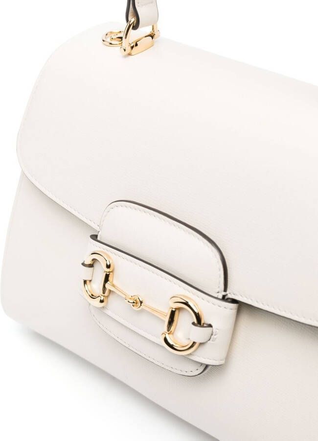 Gucci Horsebit 1955 shopper Wit