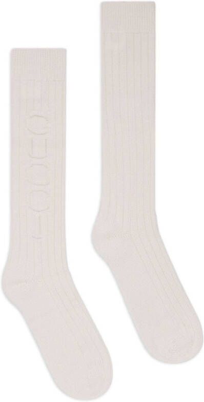 Gucci Intarsia sokken Wit