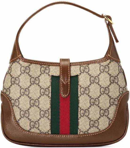 Gucci Jackie 1961 kleine schoudertas Beige