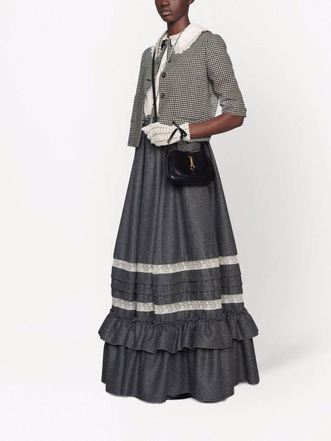 Gucci Jackie 1961 kleine schoudertas Zwart
