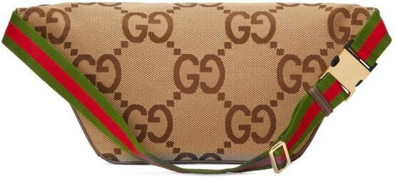 Gucci Jumbo heuptas met GG logo Beige